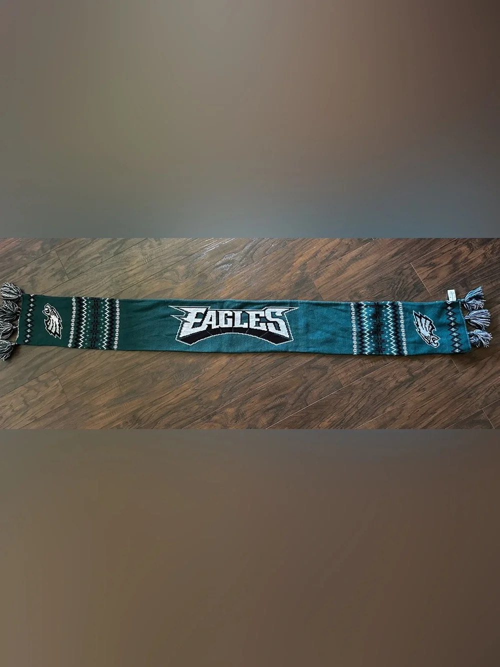 NWOT PHILADELPHIA EAGLES KNIT Winter Scarf by Forever Collectibles